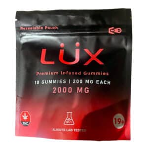 lux thc infused gummies 2,000mg