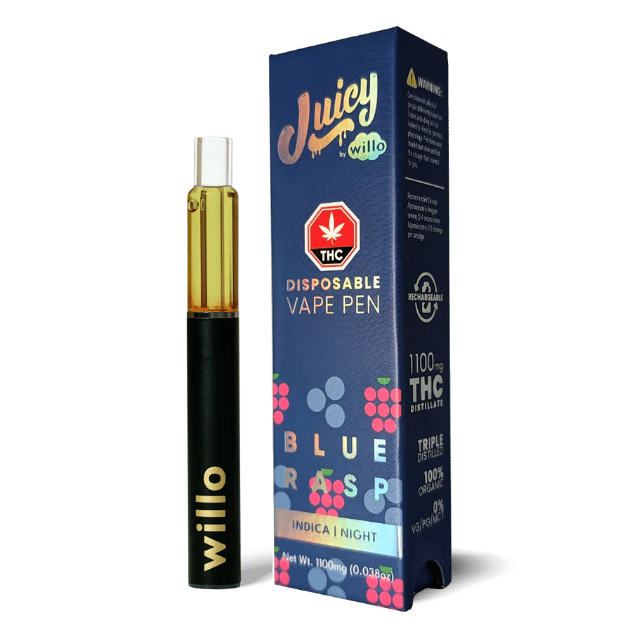 juicy by willo 1100mg thc disposable vape pens